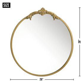 ORNATE GOLD WALL MIRROR