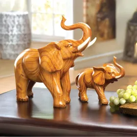 Luck Elephant Figurine Statue for Home Decor