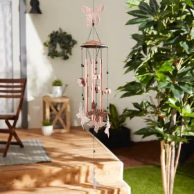 Enchanting Fluttering Butterflies Outdoor Wind Chimes for Garden Decor