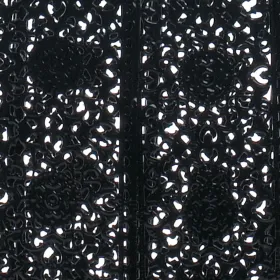 Black Moroccan Lace Stool