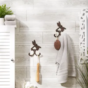 Dragonfly Wall Hook Set of 2 - Stylish and Functional Home Decor