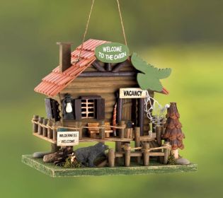 Woodland Cabin Birdhouse